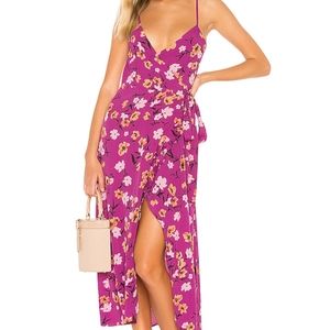 Flynn Skye Wrap Midi Dress
